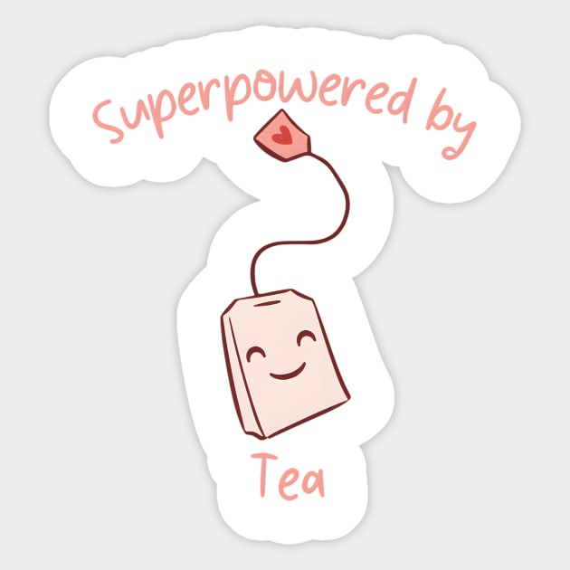 Superpowered by Tea Sticker by JapKo